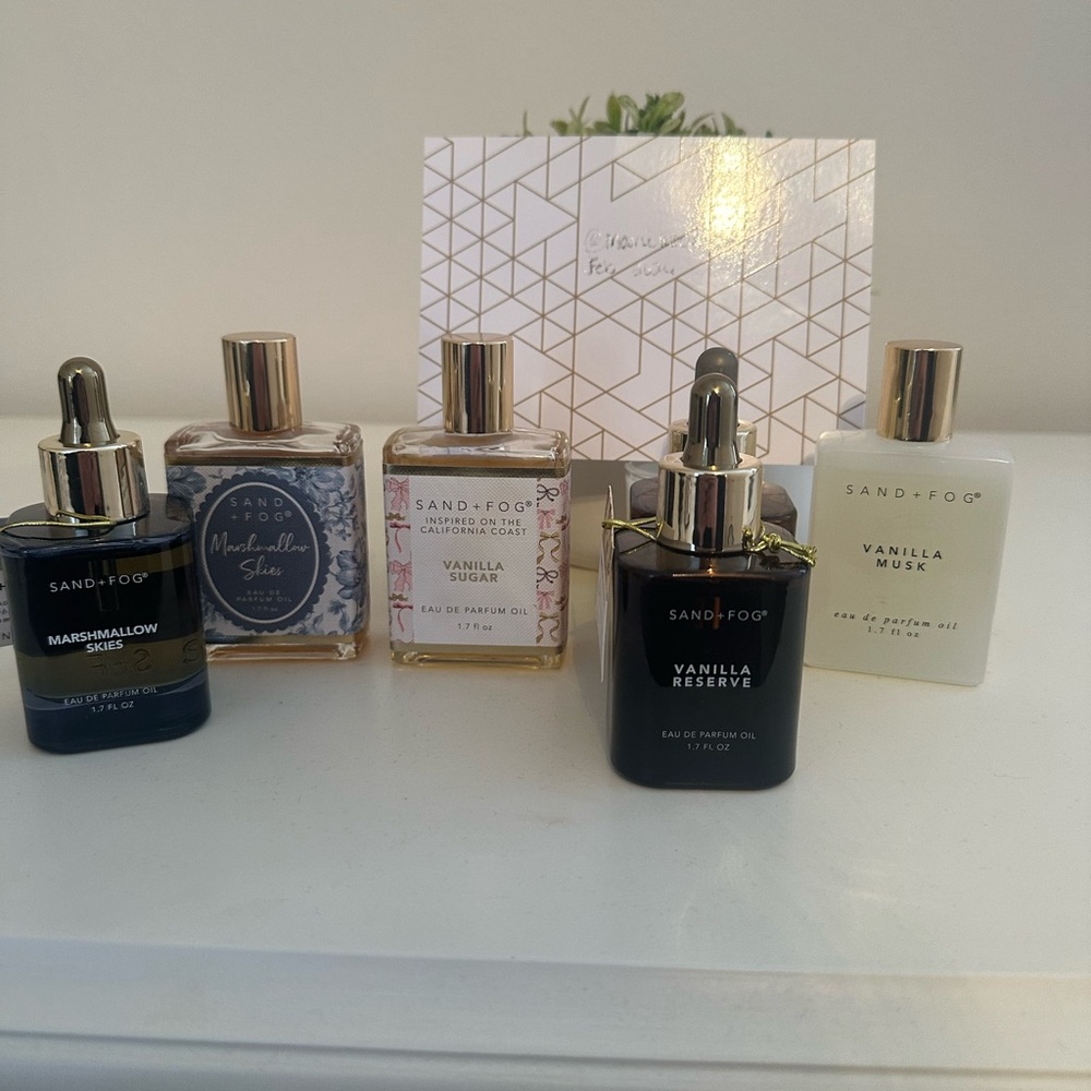 Sand and Fog perfume oil bundle